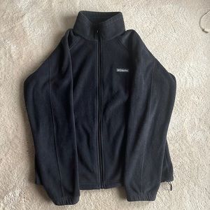 Columbia sweeter zip up. (Black) Size Large